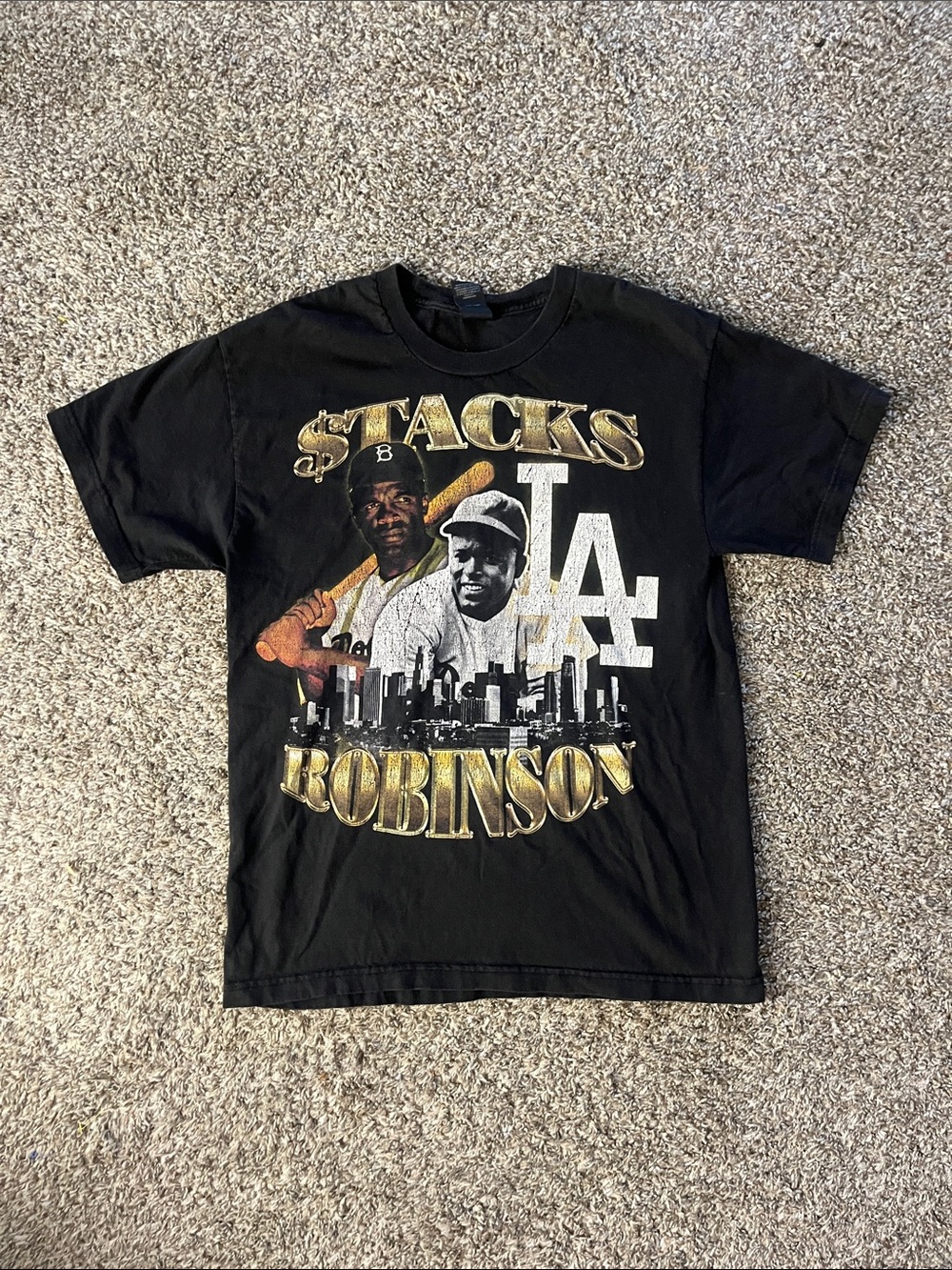 Jackie Robinson Stacks La Shirt